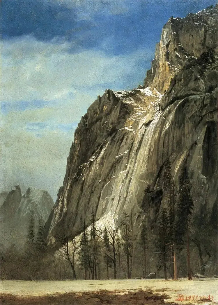 Catedral de Rocas, una vista de Yosemite - Albert Bierstadt