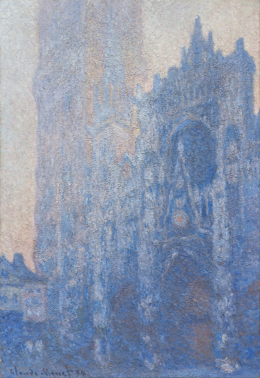 Catedral de Rouen, efecto matutino W1348 - Claude Monet