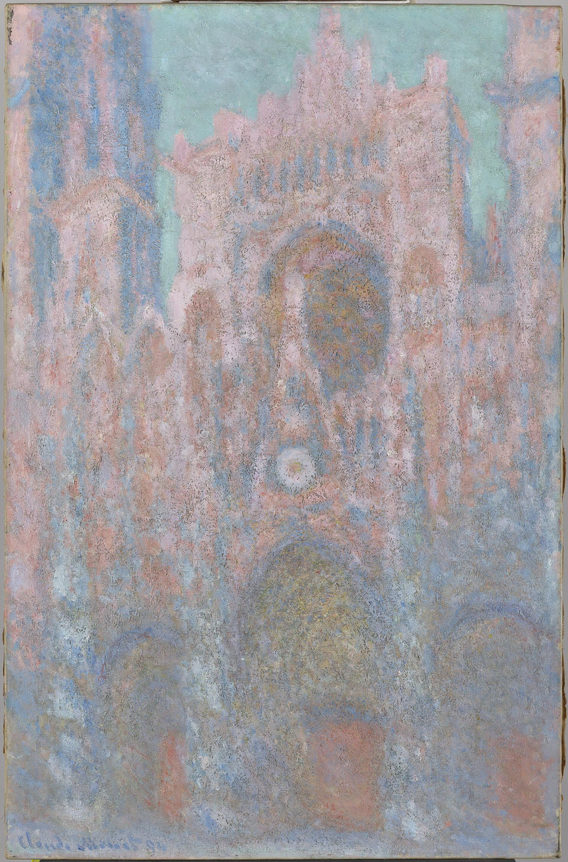 La Catedral de Rouen, Sinfonía en gris y rosa - Claude Monet