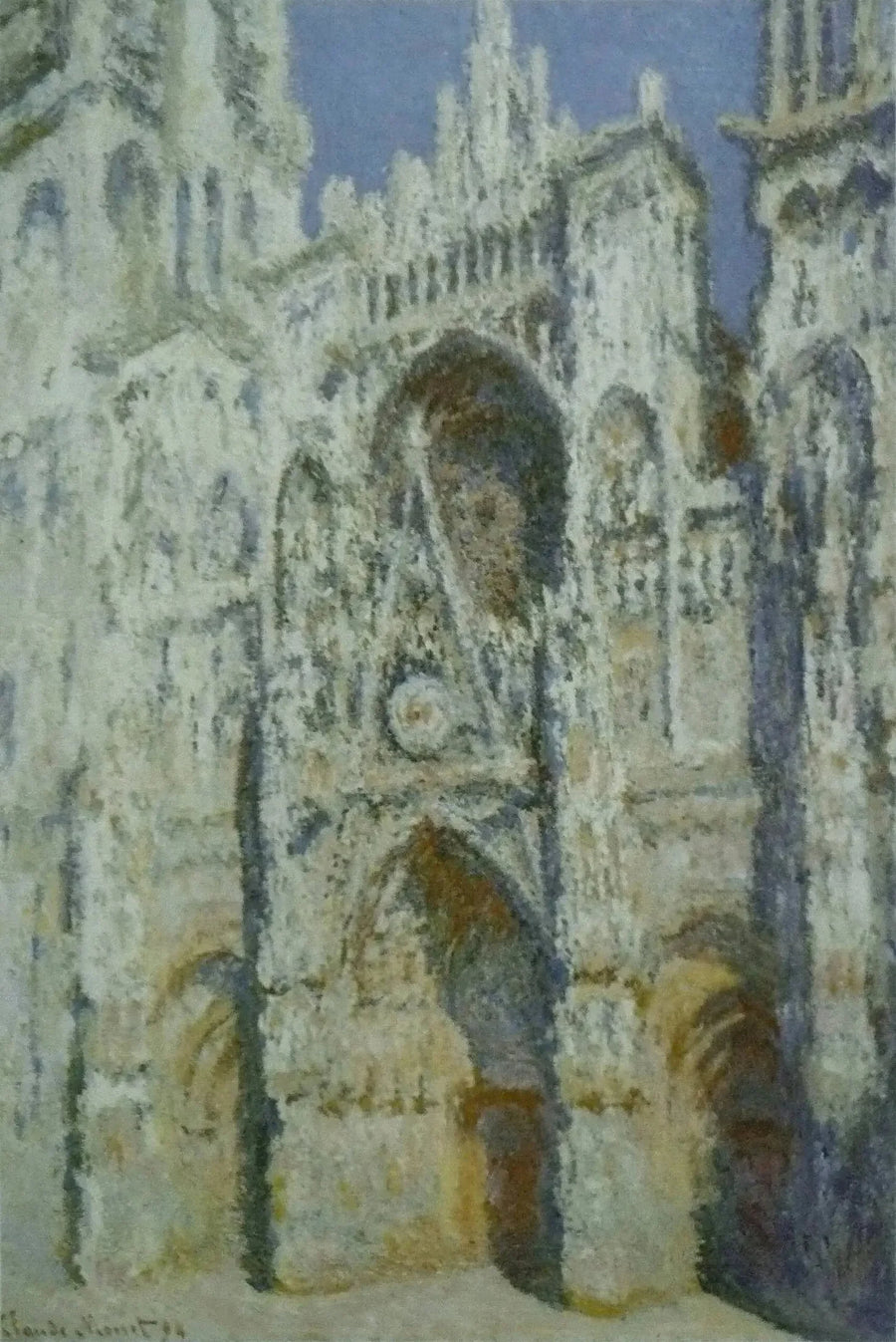 Catedral de Rouen, pleno sol W1360 - Claude Monet
