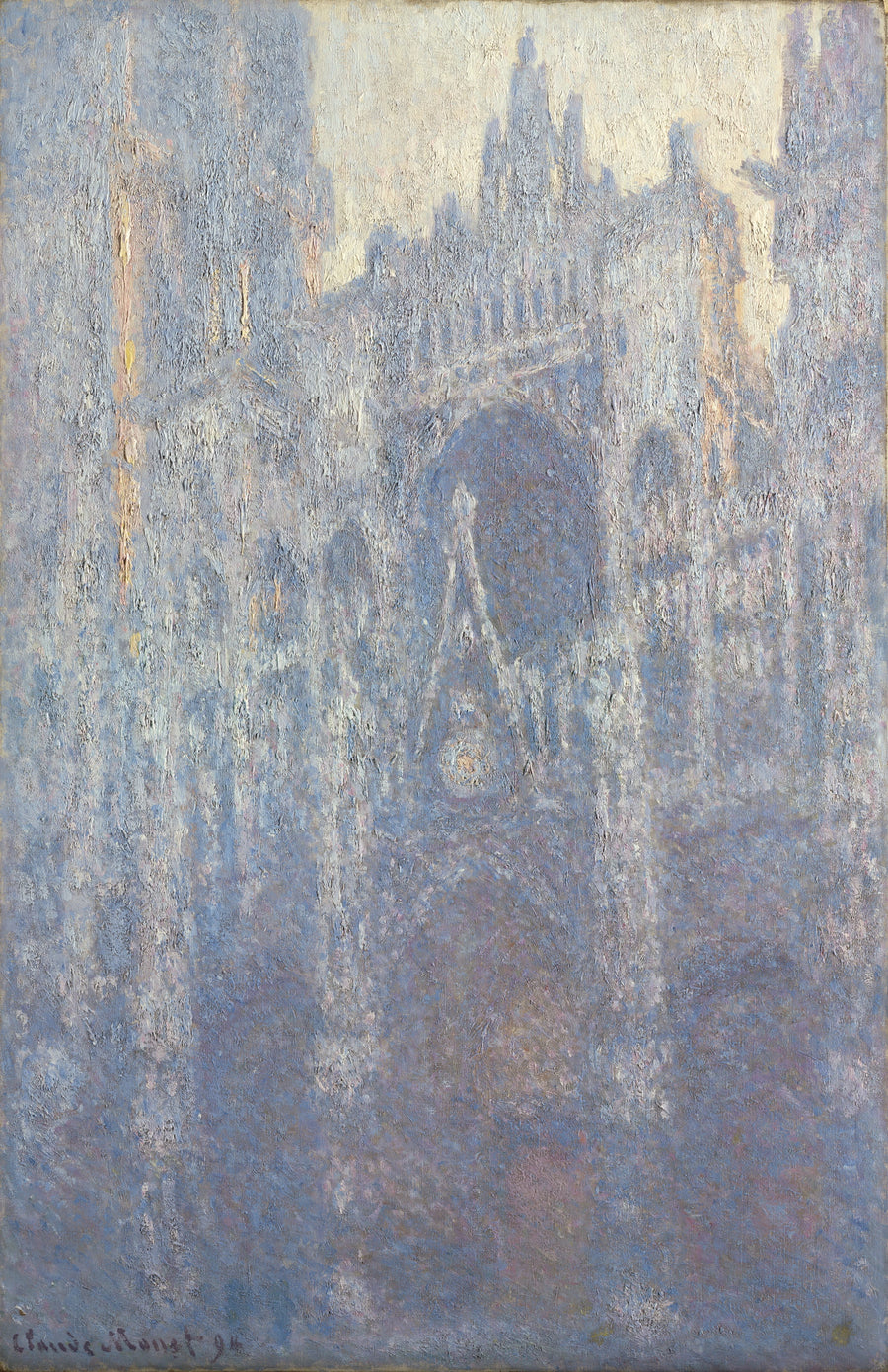 El Portal de la Catedral de Rouen, efecto matutino W1354 - Claude Monet