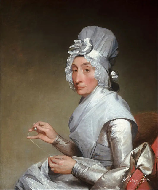 Catherine Brass Yates (Mme Richard Yates) - Gilbert Stuart - Reproductions de tableaux et peintures haut de gamme