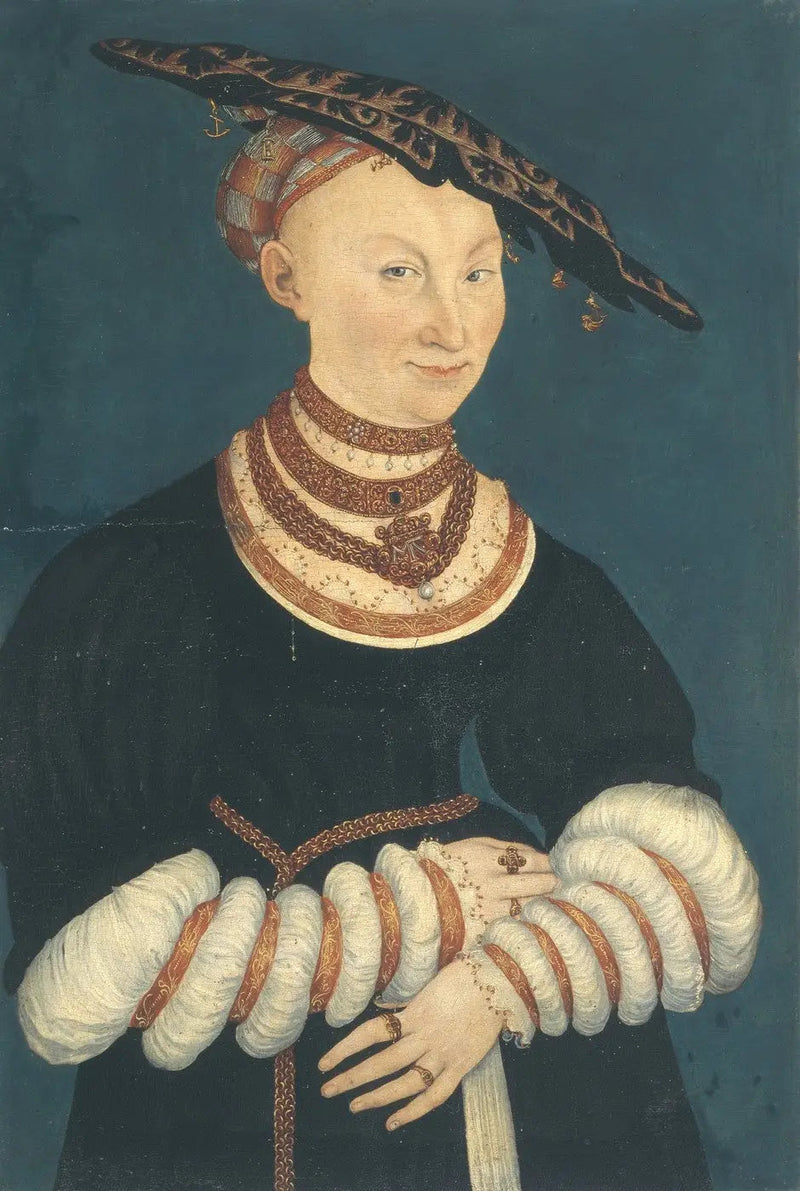 Catherine de Mecklembourg, duquesa de Sajonia (1487-1561) - Lucas Cranach el Viejo
