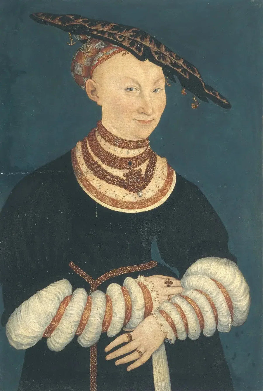 Catherine de Mecklembourg, duquesa de Sajonia (1487-1561) - Lucas Cranach el Viejo