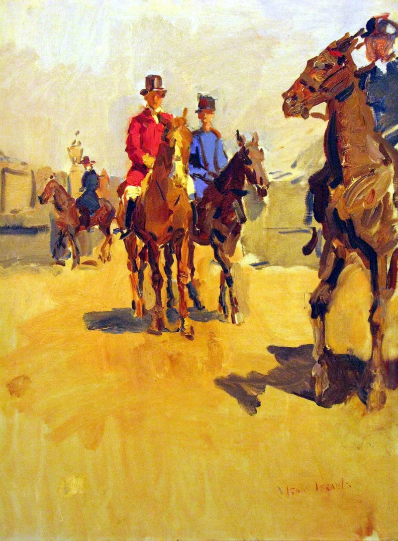 Jinetes y caballos - Isaac Israel