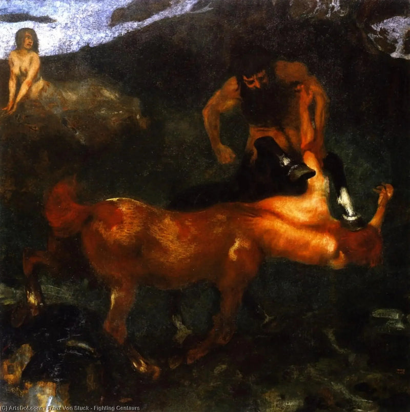Centaura en Combate - Franz Von Stuck