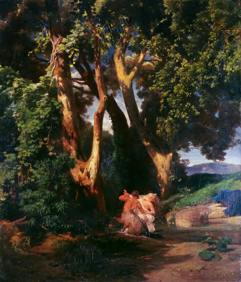 Centauro y Ninfa - Arnold Böcklin