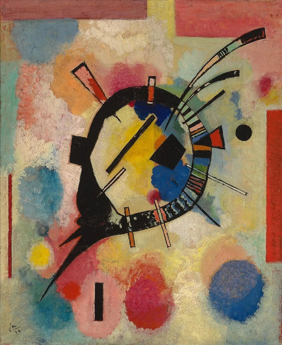 Centro amarillo - Vassily Kandinsky