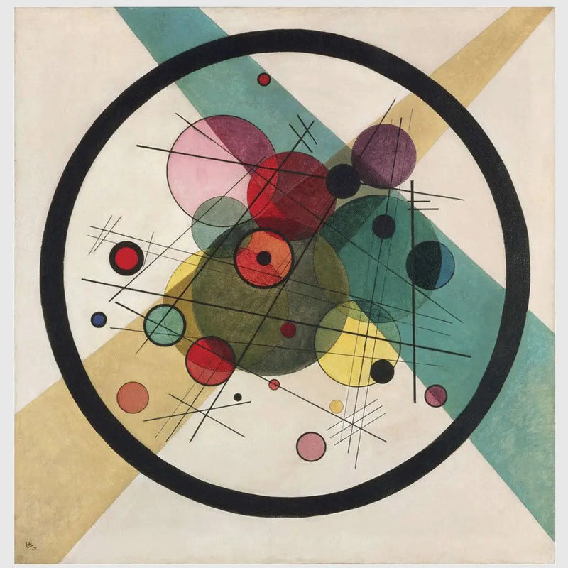 Círculos en un círculo - Vassily Kandinsky