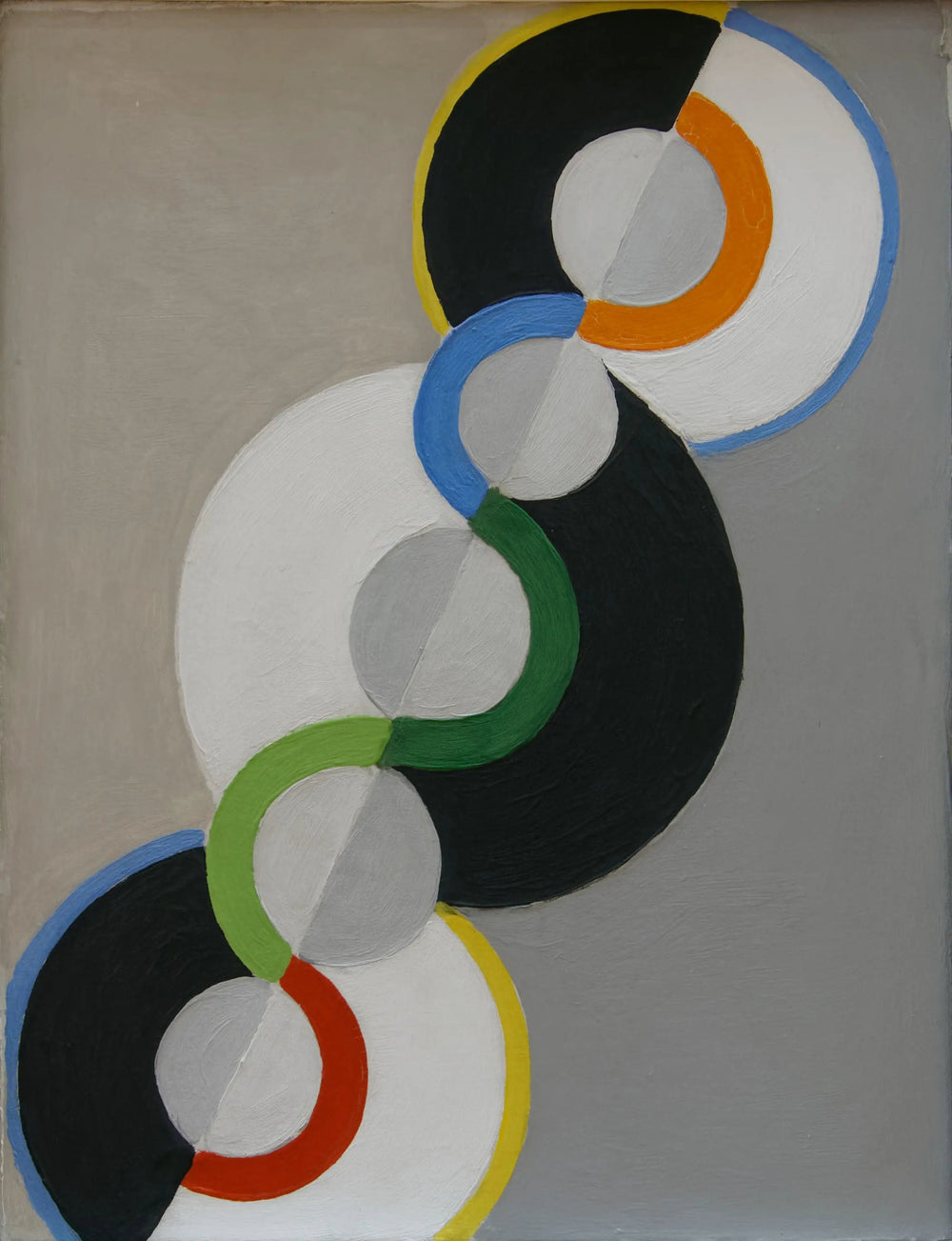Cercles simultanés - Robert Delaunay image 1 copie de tableau peinte à la main