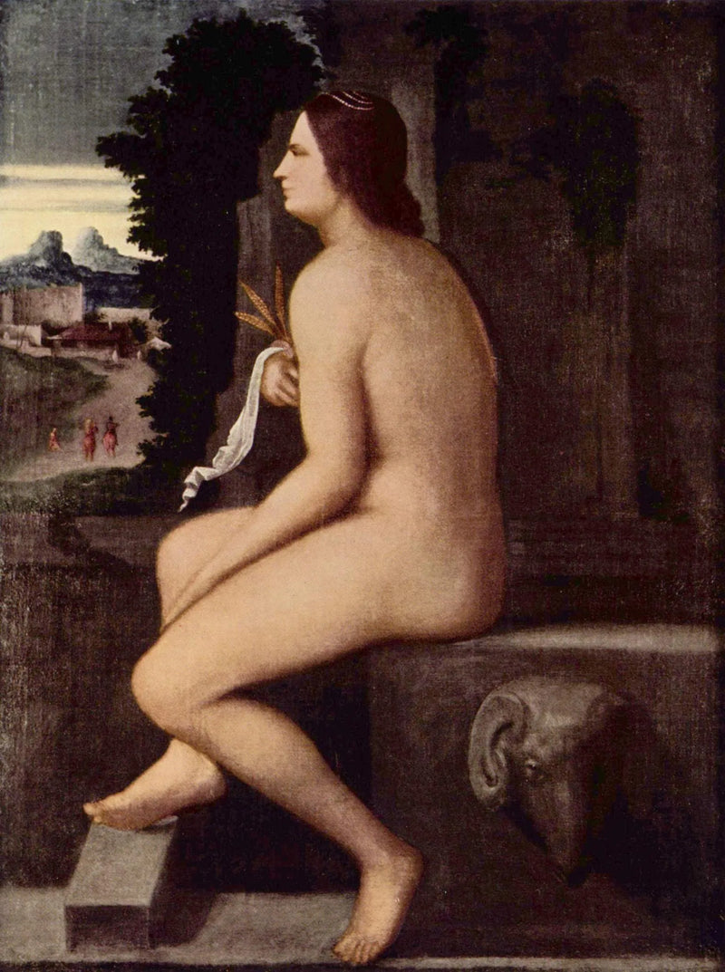 Ceres sentada junto a una fuente - Sebastiano del Piombo