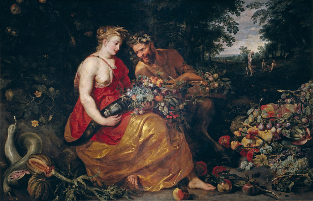 Cérès et Pan - Frans Snyders image 1 reproduction artisanale de tableau