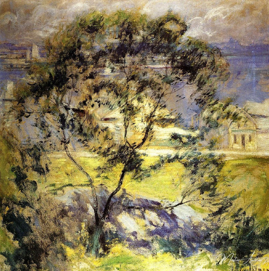 Cerisier sauvage - John Henry Twachtman - Reproductions de tableaux et peintures haut de gamme