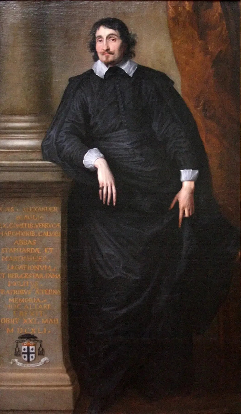 Cesare Alessandro Scaglia di Verrua, abad de Staffarda y Mandanici - Antoine van Dyck