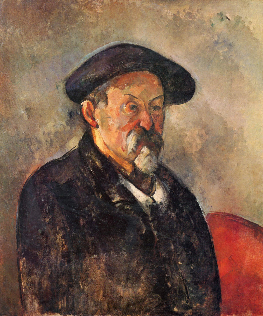 Retrato del artista con boina - Paul Cézanne