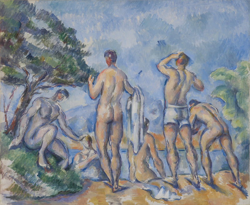 Bañistas - Paul Cézanne