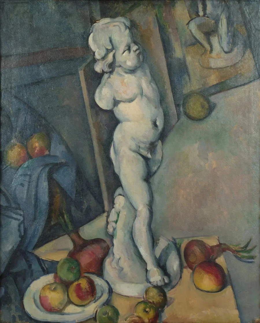Bodegón con amor en yeso - Paul Cézanne