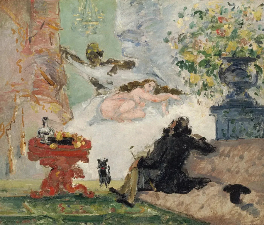 Una moderna Olympia - Paul Cézanne