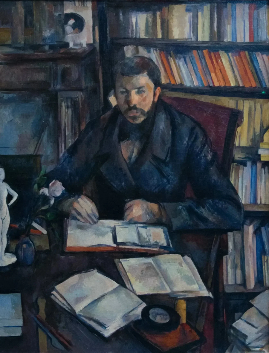 Retrato de Gustave Geffroy - Paul Cézanne