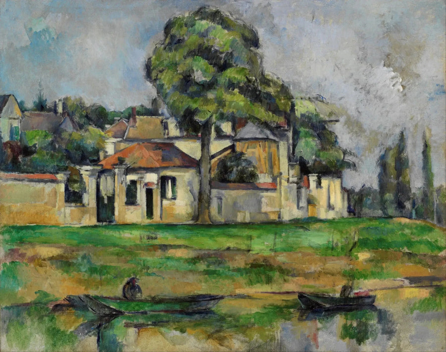 El Camino de sirga en las orillas del Marne en Créteil - Paul Cézanne