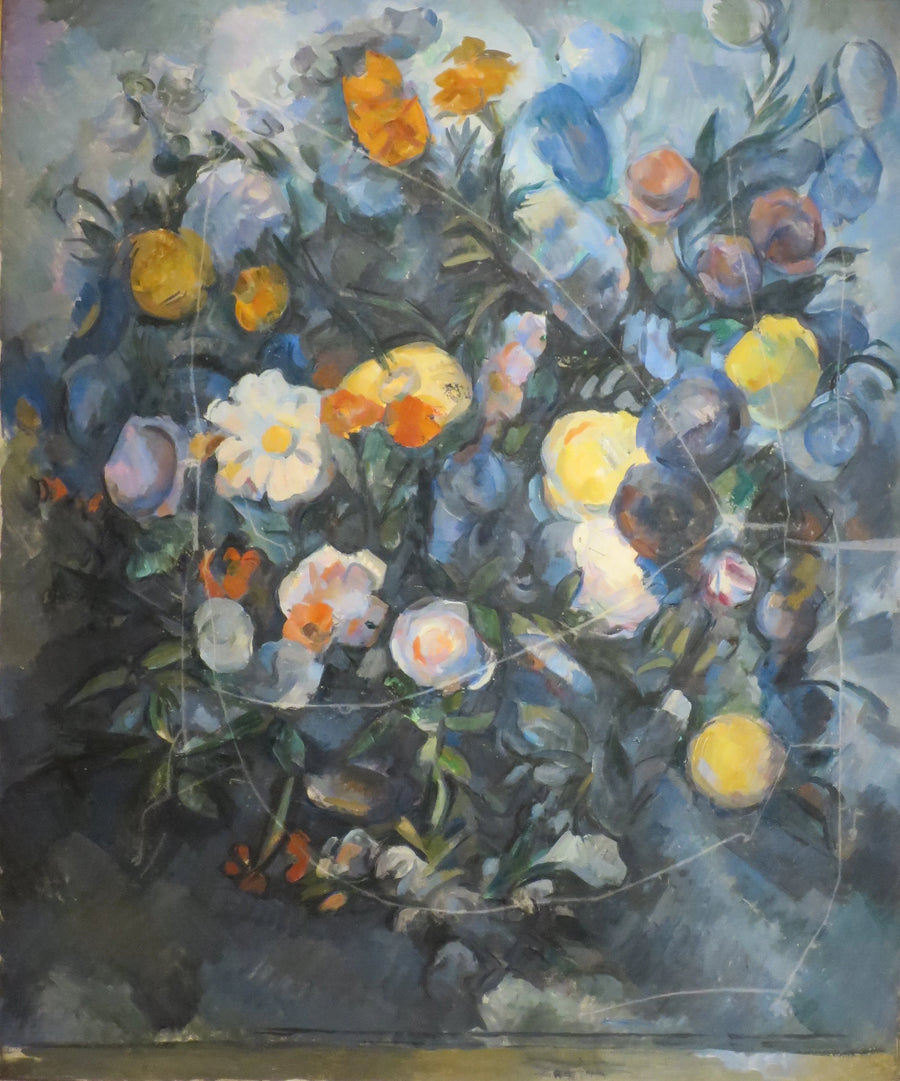 Ramo de flores, según Delacroix - Paul Cézanne