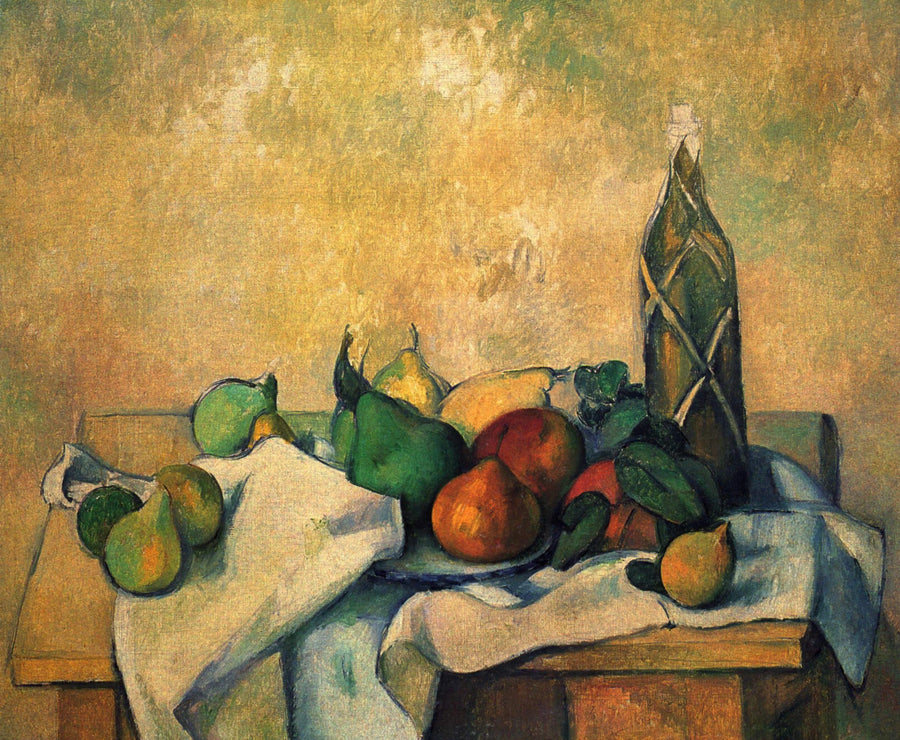 Botella de licor - Paul Cézanne