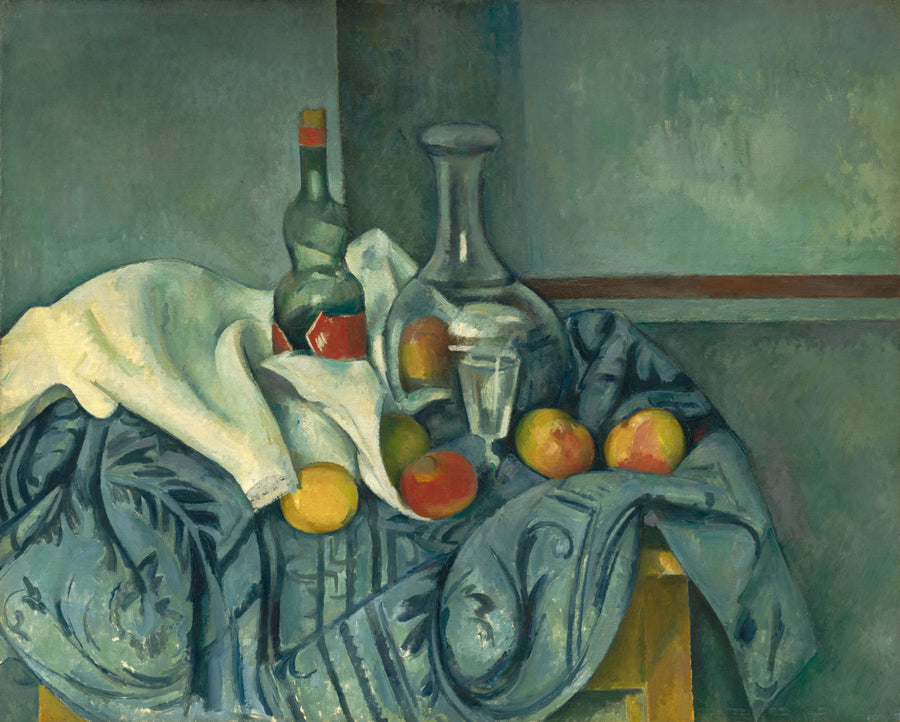 La botella de menta piperita - Paul Cézanne
