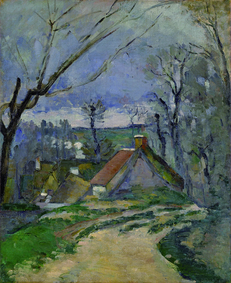Cabañas en Auvers-sur-Oise - Paul Cézanne