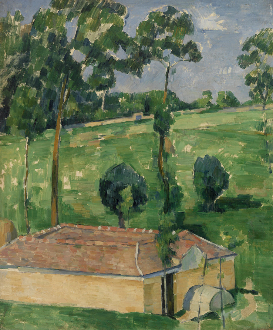 La Conduite de agua - Paul Cézanne