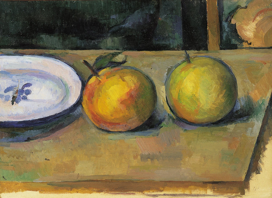 Dos manzanas sobre una mesa - Paul Cézanne