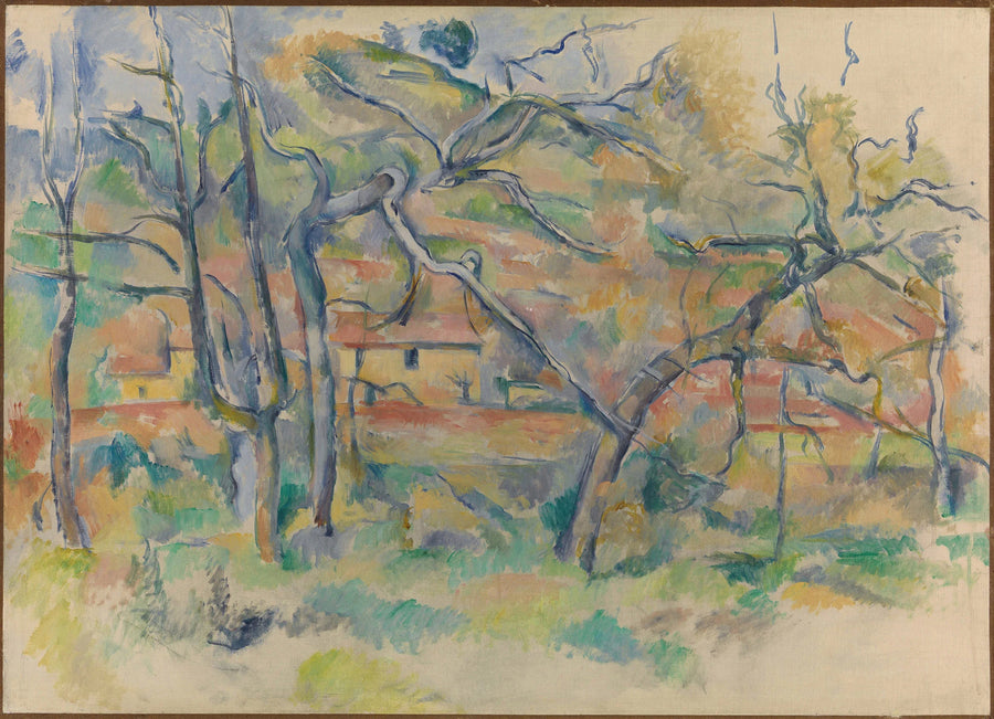 La Bastide La Durane en la llanura de Valcros I - Paul Cézanne