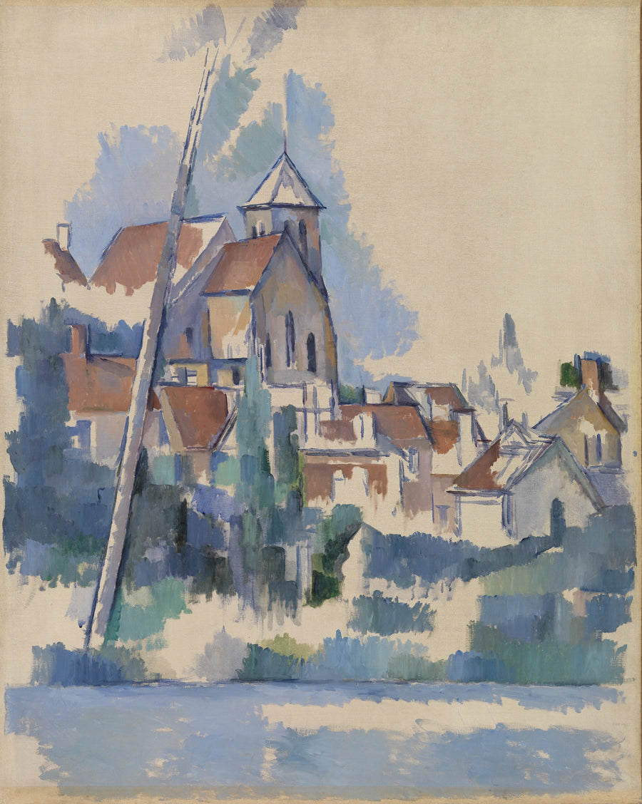 La Iglesia de Montigny-sur-Loing - Paul Cézanne