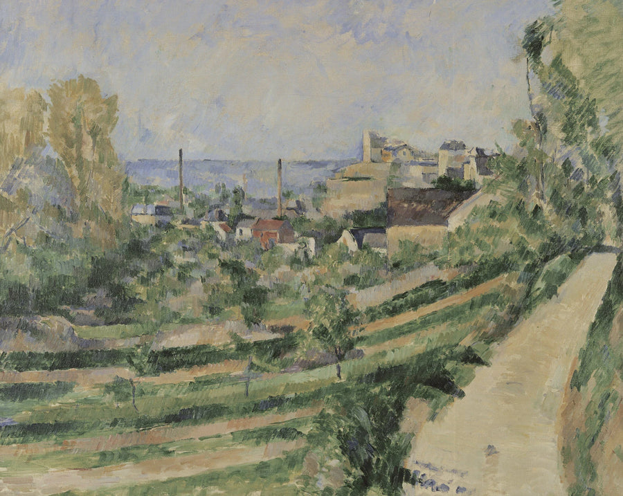 L'Estaque, el pueblo y el mar - Paul Cézanne