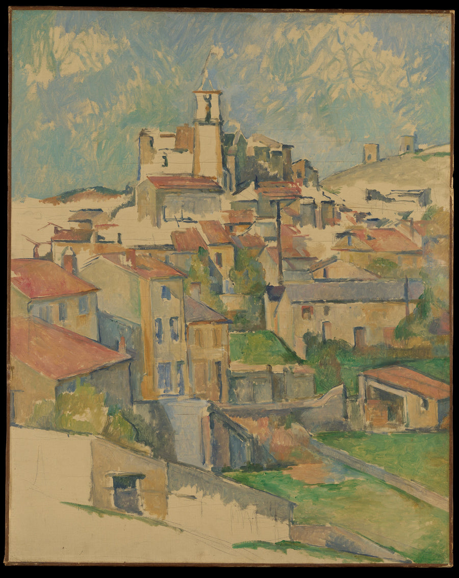 Gardanne (vista vertical) - Paul Cézanne