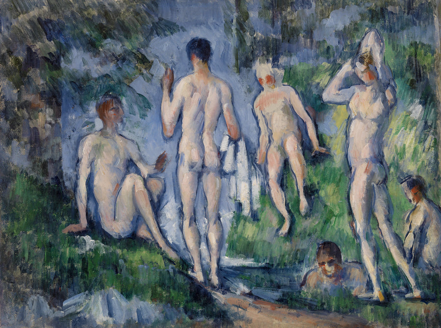 Grupo de bañistas - Paul Cézanne
