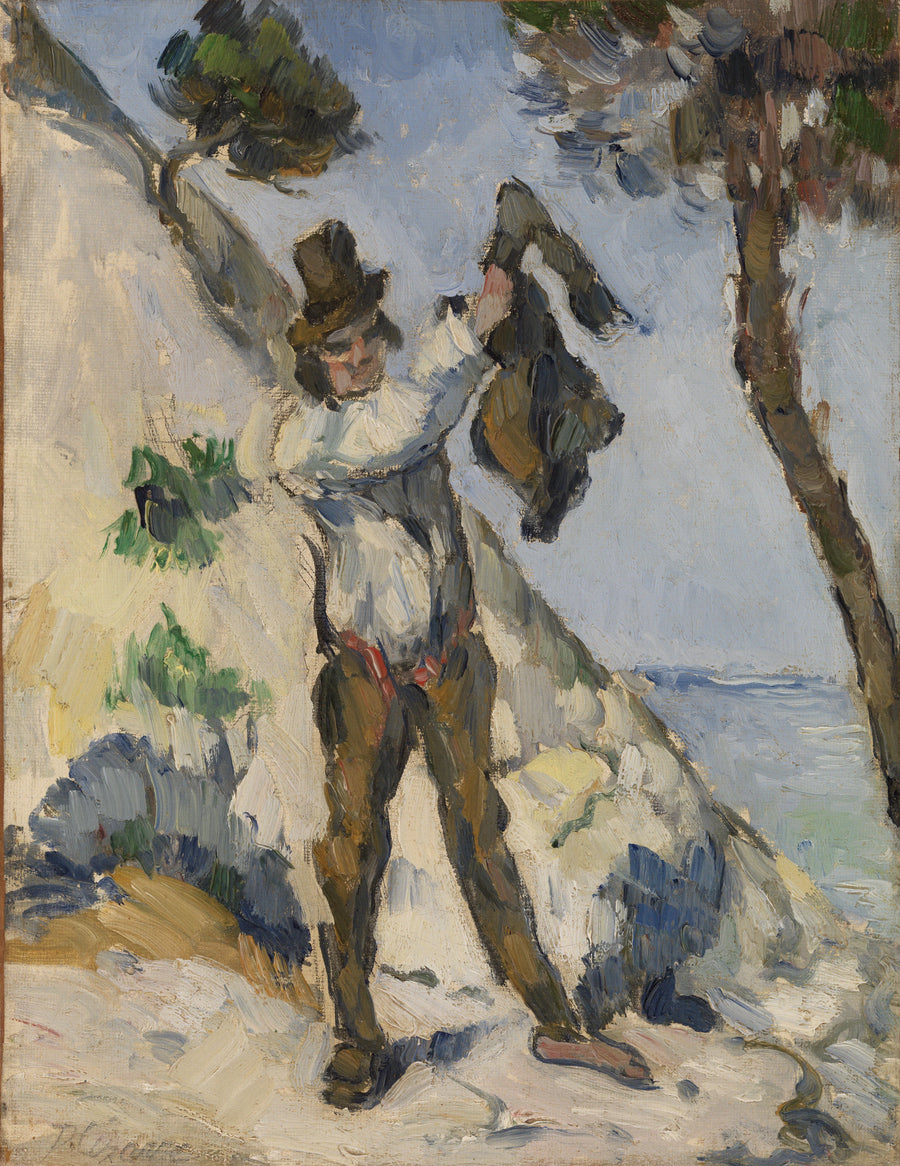 El Hombre con chaqueta - Paul Cézanne