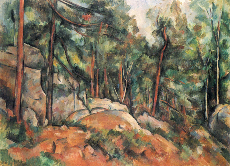 Interior del Bosque - Paul Cézanne