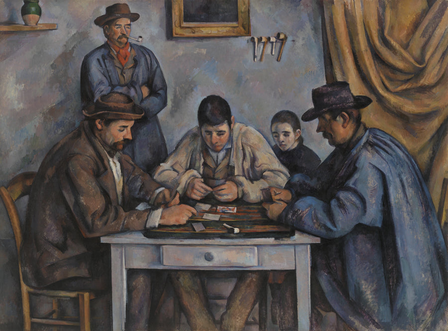 Los jugadores de cartas - Paul Cézanne
