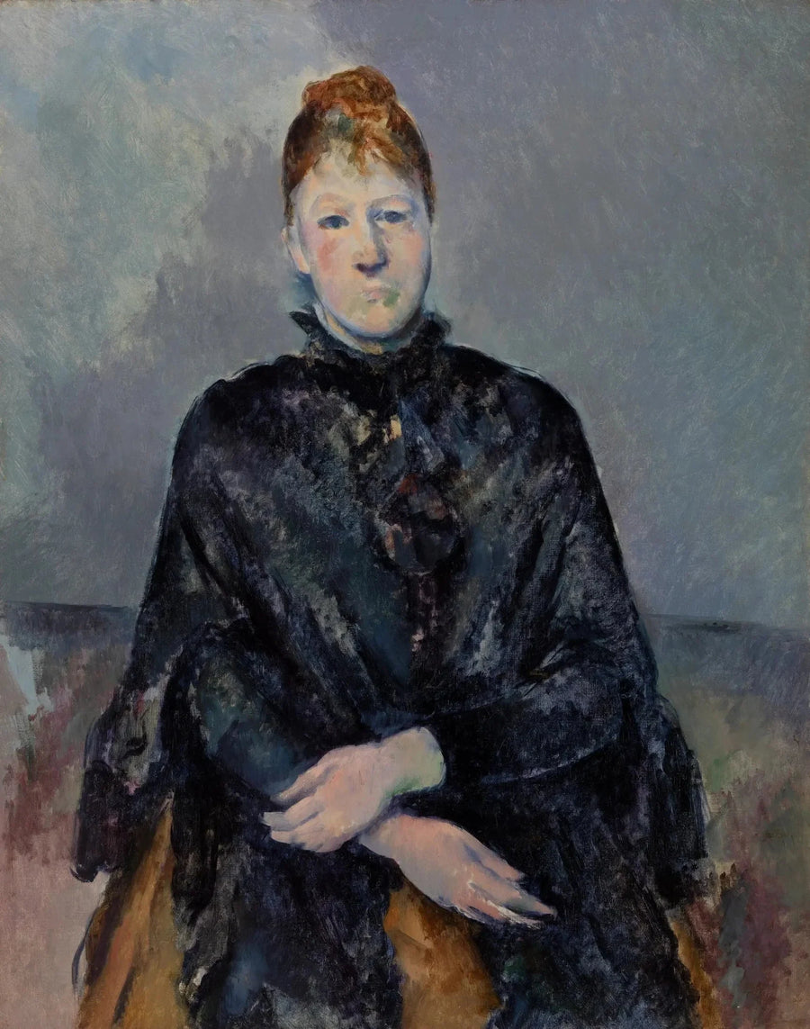 Retrato de Madame Cézanne - Paul Cézanne