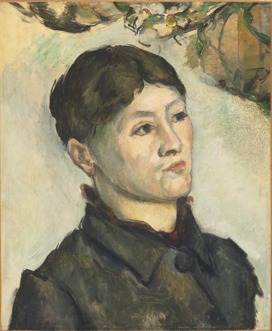 Retrato de Madame Cézanne - Paul Cézanne