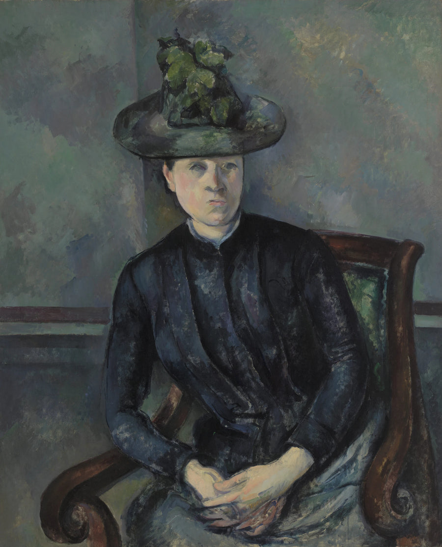 Señora Cézanne con sombrero verde - Paul Cézanne
