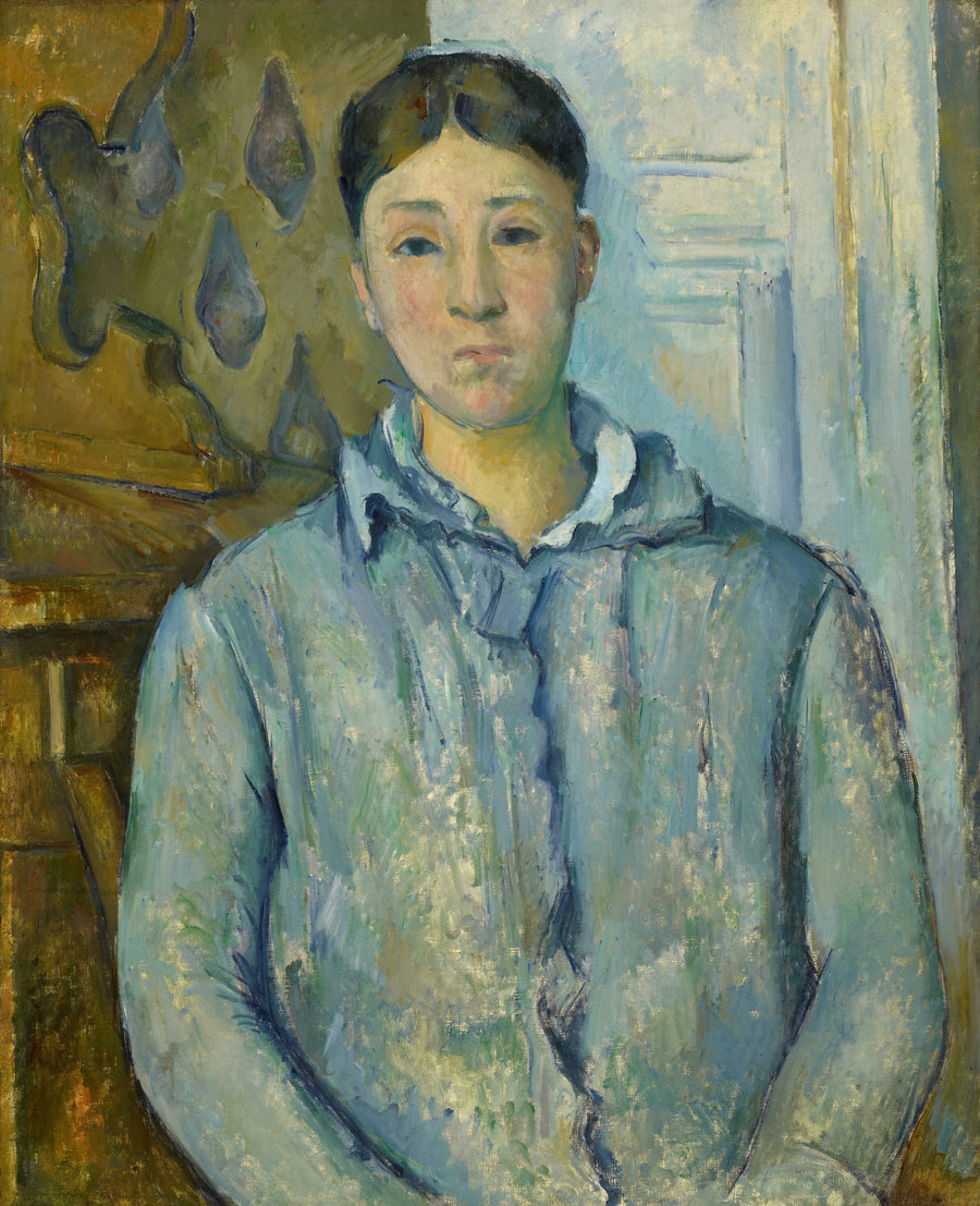 Señora Cézanne en azul - Paul Cézanne