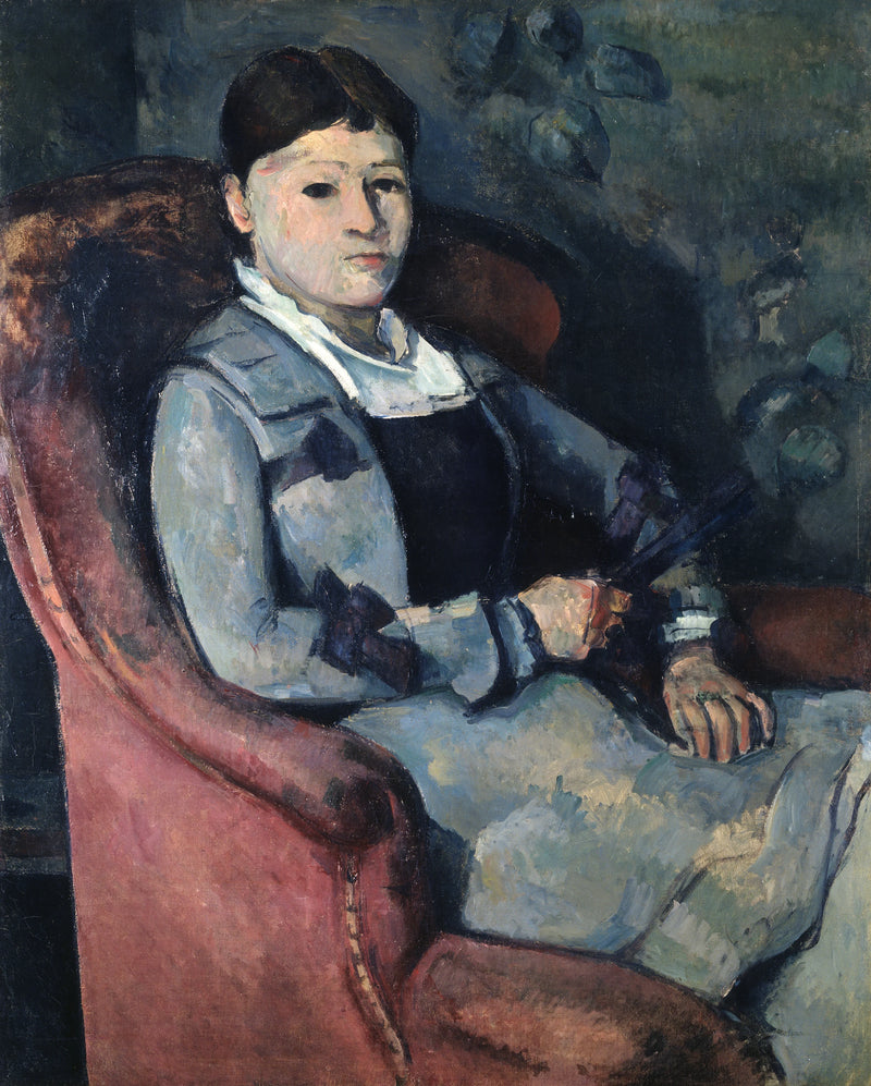 Sra. Cézanne con el abanico - Paul Cézanne