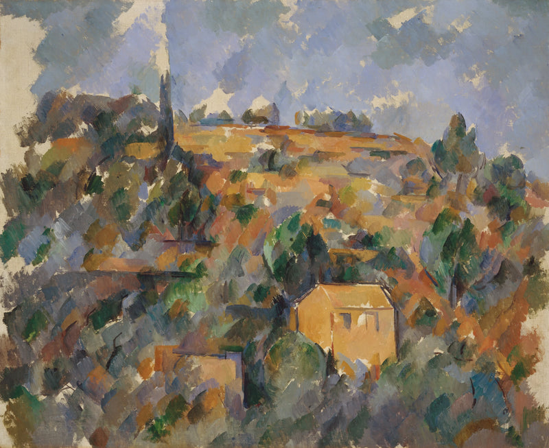 Casas en la colina, Provenza - Paul Cézanne