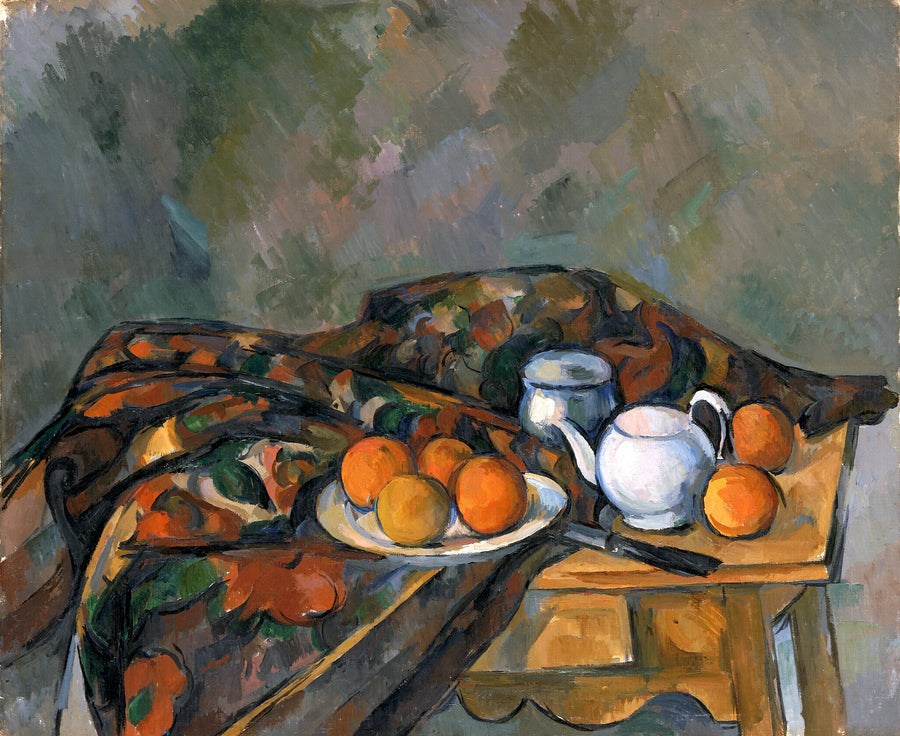 Bodegón con tetera - Paul Cézanne
