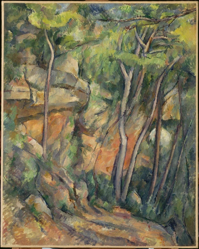 En el parque de Château Noir - Paul Cézanne