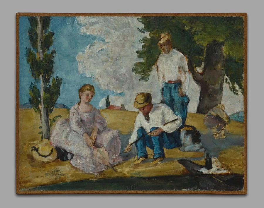La partida de pesca - Paul Cézanne