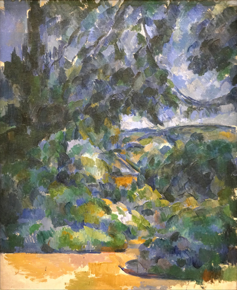 Paisaje azul - Paul Cézanne