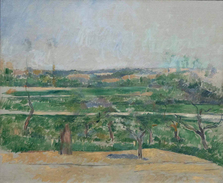 Paisaje en Aix-en-Provence - Paul Cézanne