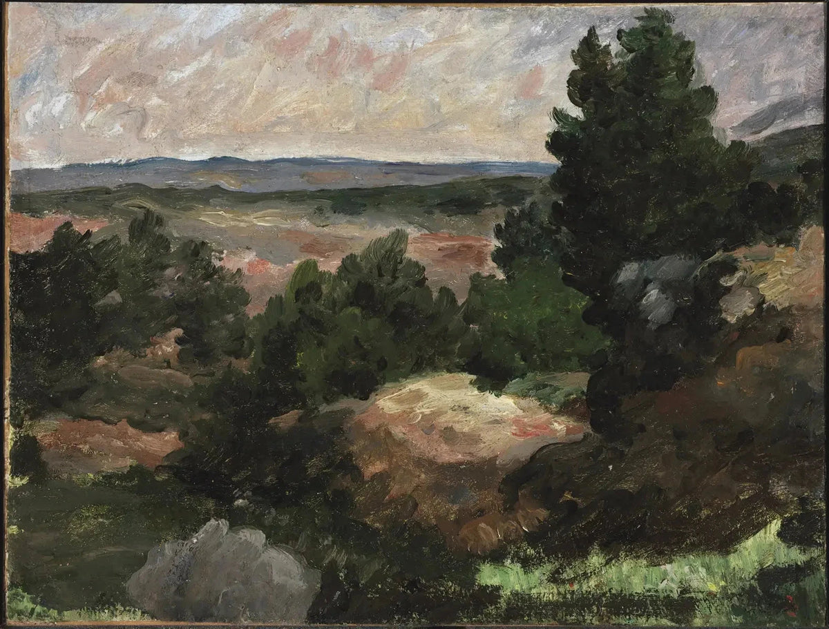 Paisaje, hacia 1865 - Paul Cézanne